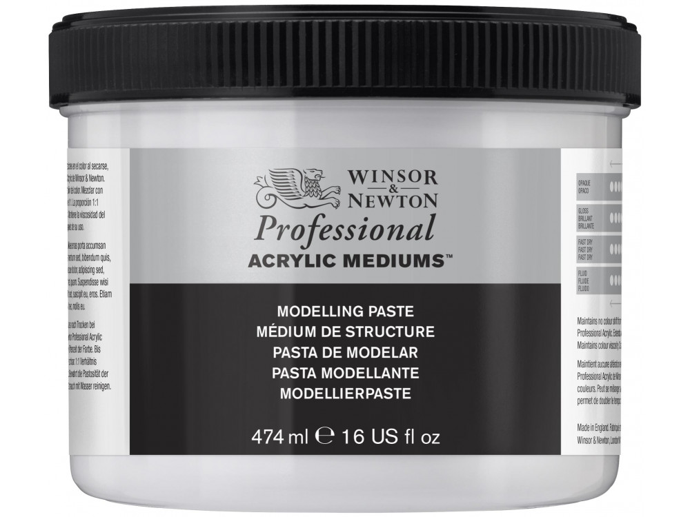 Modelling Paste for acrylics - Winsor & Newton - 474 ml