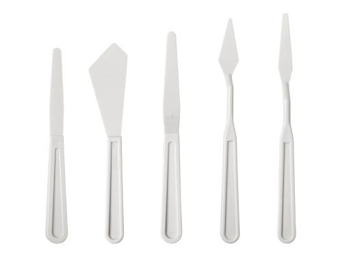 Zestaw plastikowych szpachelek malarskich Basic - Liquitex - 5 szt.