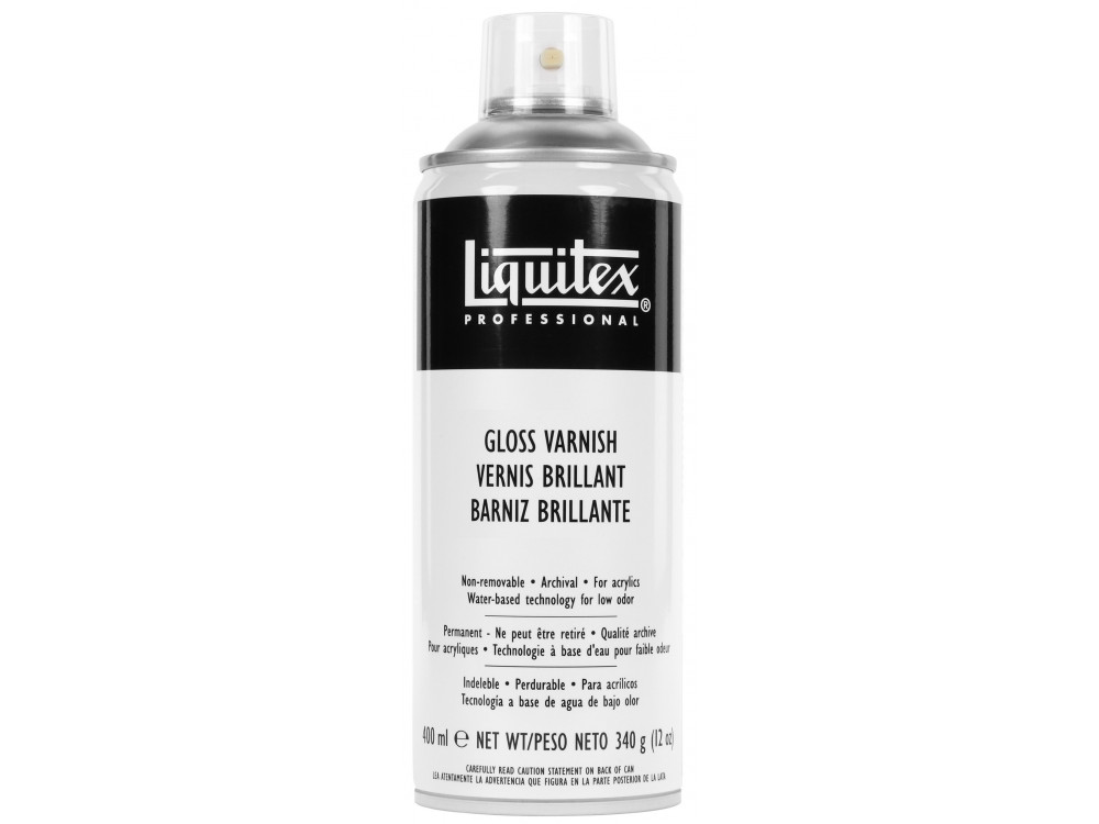 Gloss Spray Varnish for acrylics - Liquitex - 400 ml