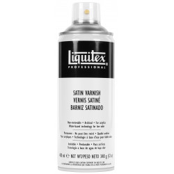 Werniks w sprayu do farb akrylowych Satin - Liquitex - satynowy, 400 ml