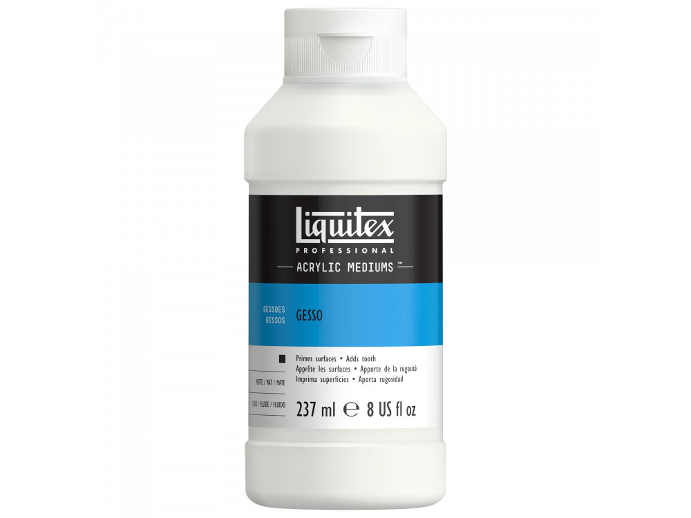 Gesso for acrylics and oils - Liquitex - white, 237 ml
