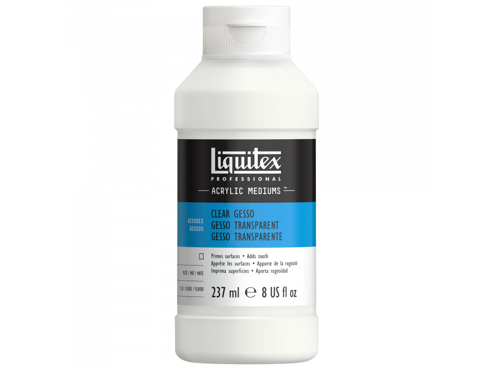 Gesso for acrylics and oils - Liquitex - transparent, 237 ml