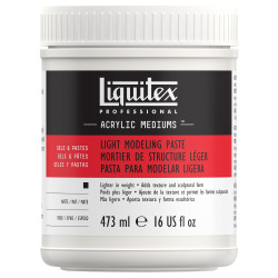 Pasta modelująca do farb akrylowych i olejnych - Liquitex - lekka, 473 ml
