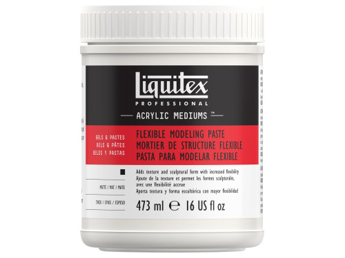 Pasta modelująca do farb akrylowych i olejnych - Liquitex - elastyczna, 473 ml