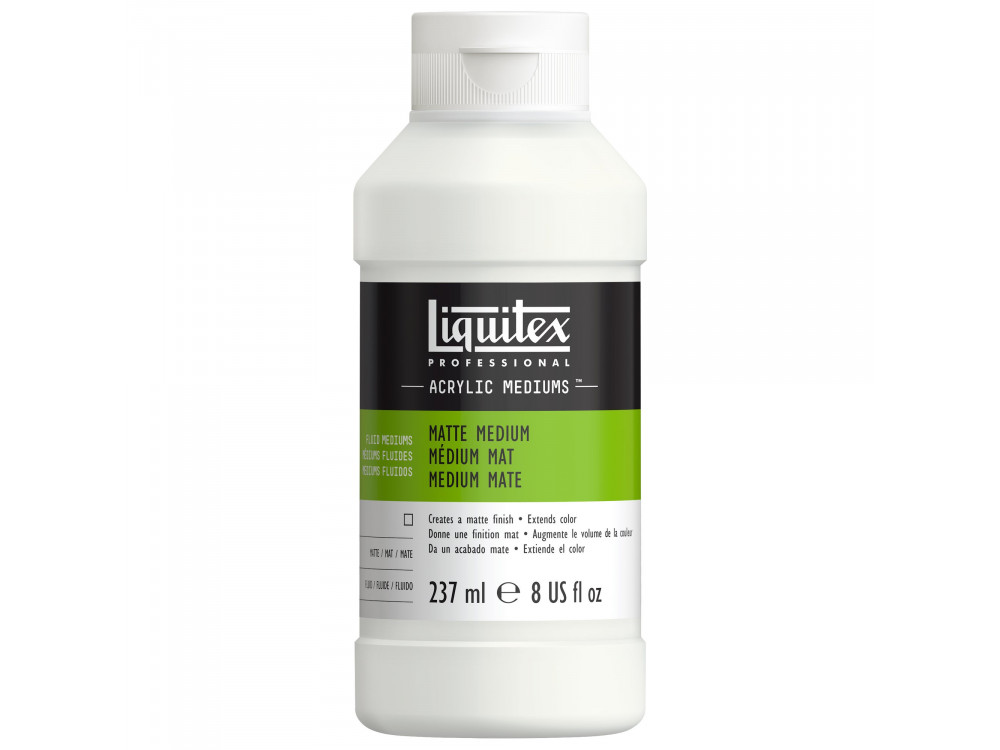 Medium do farb akrylowych Matte - Liquitex - matowe, 237 ml