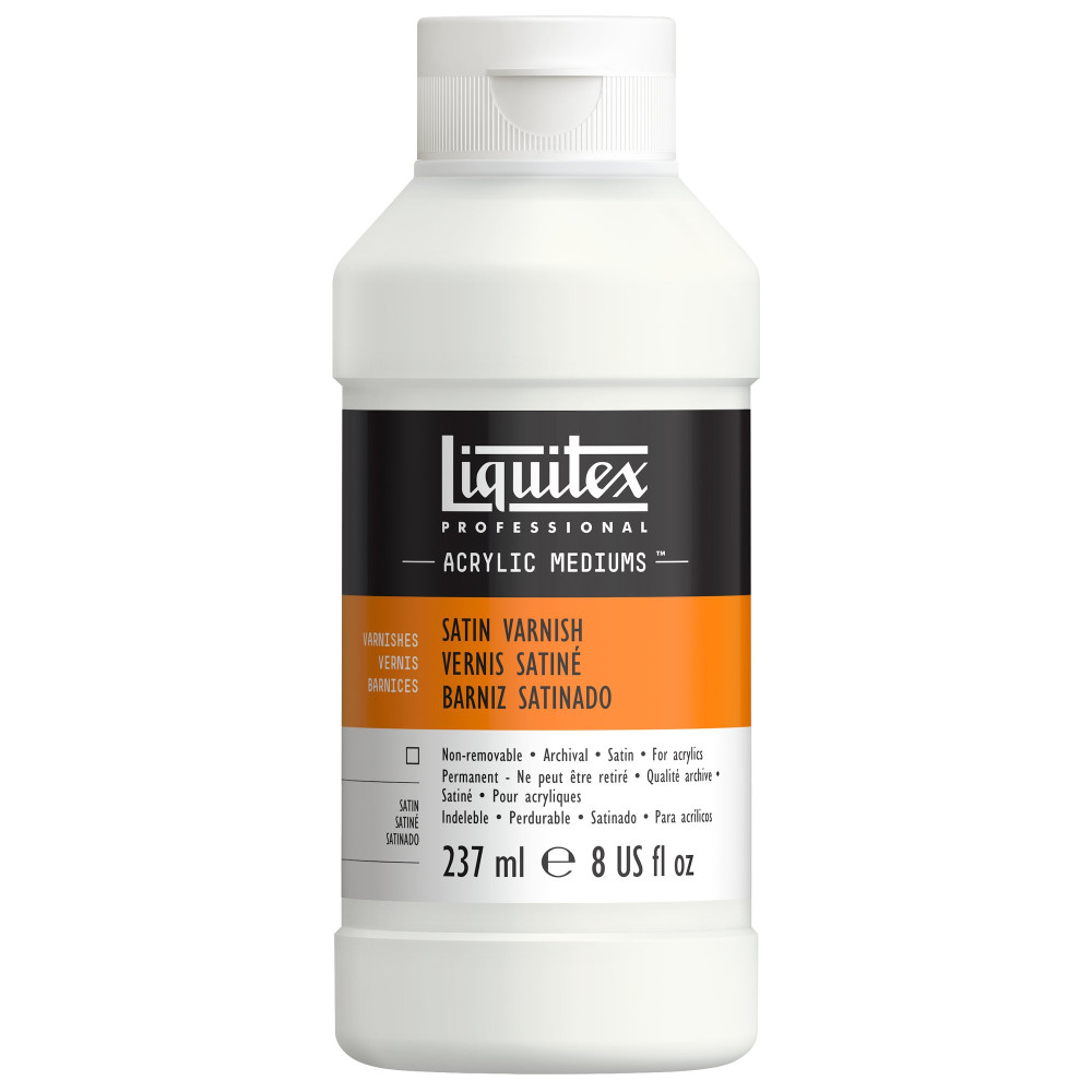 Werniks do farb akrylowych Satin - Liquitex - satynowy, 237 ml