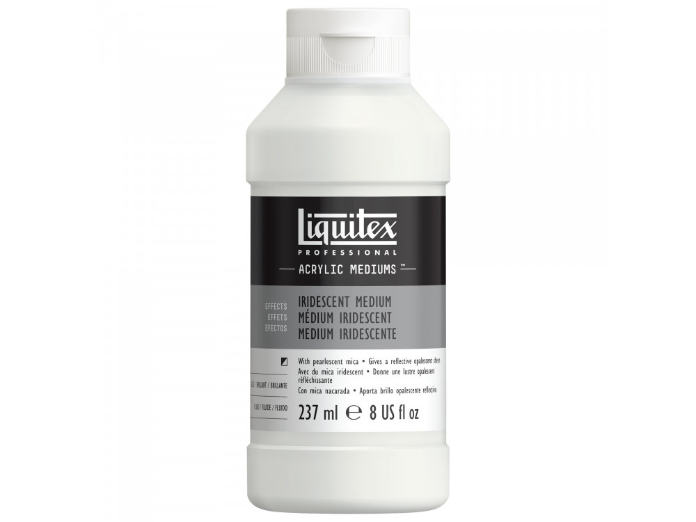 Medium do farb akrylowych Iridescent - Liquitex - opalizujące, 237 ml