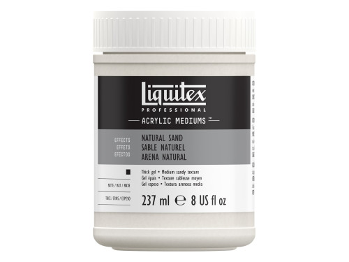 Medium do farb akrylowych Natural Sand Effect - Liquitex - 237 ml