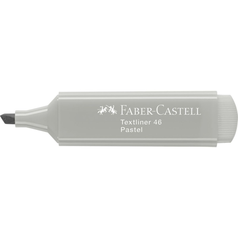 Zakreślacz pastelowy - Faber-Castell - szary