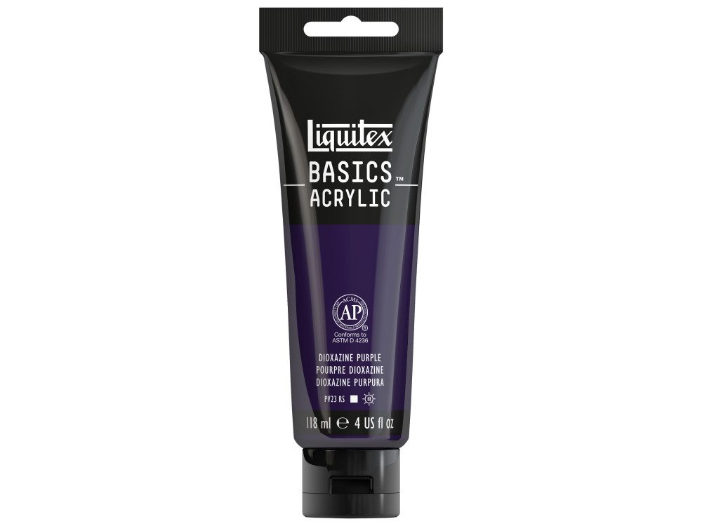 Farba akrylowa Basics Acrylic - Liquitex - 186, Dioxazine Purple, 118 ml