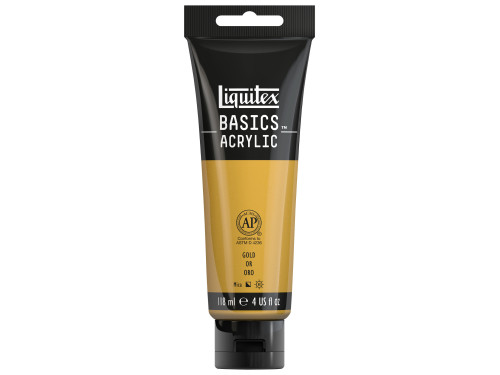 Basics Acrylic paint - Liquitex - 051, Gold, 118 ml