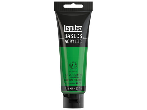 Farba akrylowa Basics Acrylic - Liquitex - 312, Light Green Permanent, 118 ml