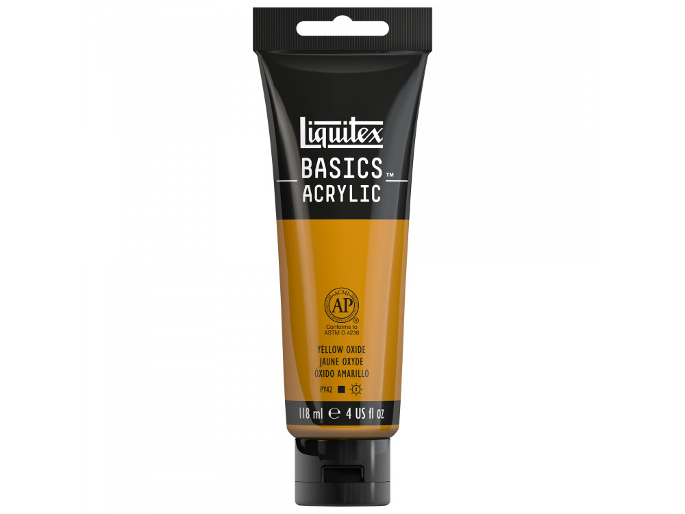 Basics Acrylic paint - Liquitex - 416, Yellow Oxide, 118 ml