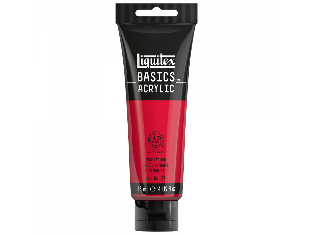 Basics Acrylic paint - Liquitex - 415, Primary Red, 118 ml
