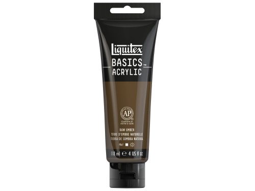 Basics Acrylic paint - Liquitex - 331, Raw Umber, 118 ml