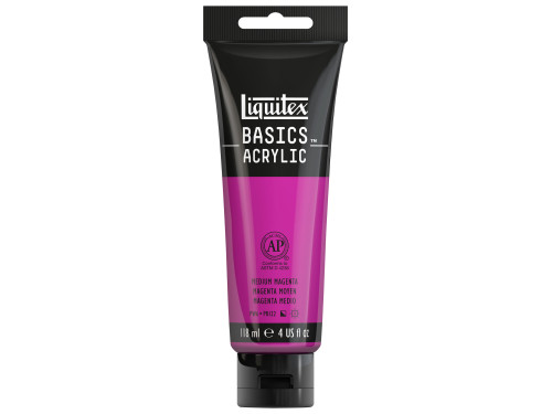 Basics Acrylic paint - Liquitex - 500, Medium Magenta, 118 ml