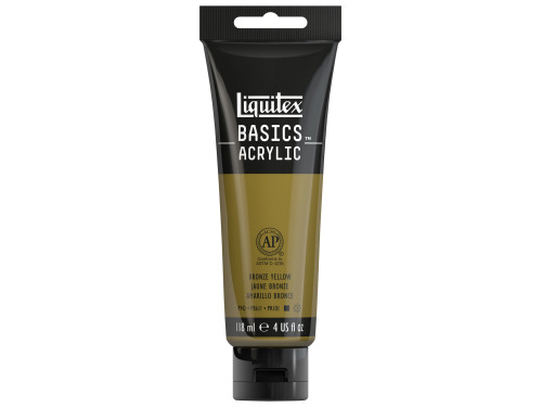 Farba akrylowa Basics Acrylic - Liquitex - 530, Bronze Yellow, 118 ml