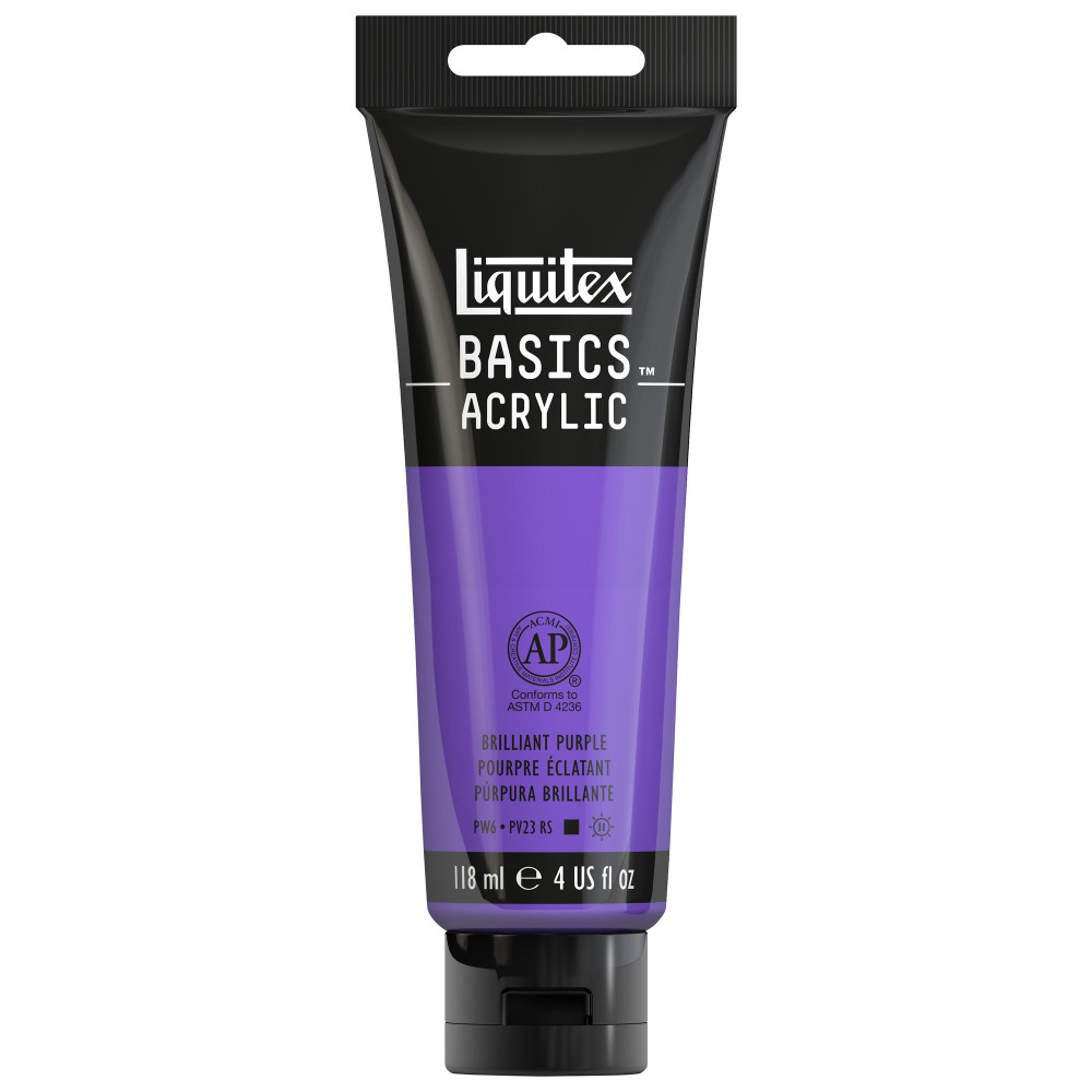Farba akrylowa Basics Acrylic - Liquitex - 590, Brilliant Purple, 118 ml