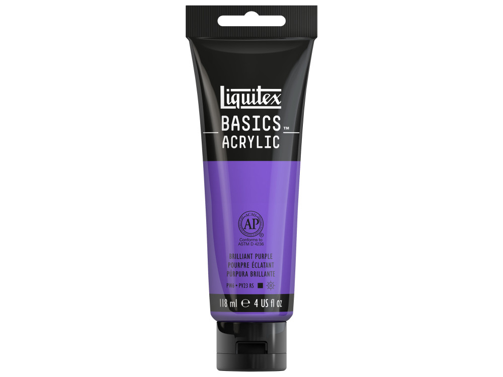 Farba akrylowa Basics Acrylic - Liquitex - 590, Brilliant Purple, 118 ml