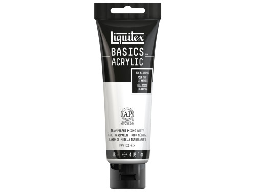 Farba akrylowa Basics Acrylic - Liquitex - 430, Transparent Mixing White, 118 ml
