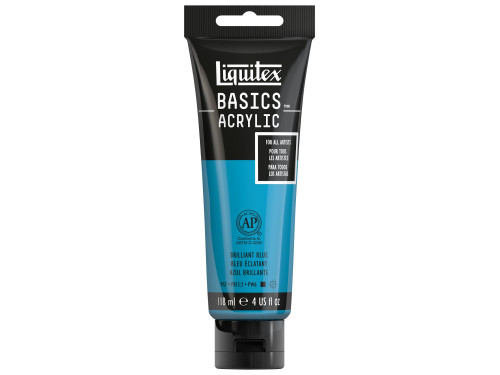 Basics Acrylic paint - Liquitex - 570, Brilliant Blue, 118 ml
