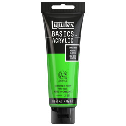 Basics Acrylic paint - Liquitex - 985, Fluorescent Green, 118 ml