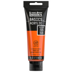 Farba akrylowa Basics Acrylic - Liquitex - 982, Fluorescent Orange, 118 ml