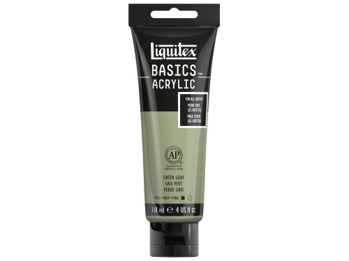 Basics Acrylic paint - Liquitex - 205, Green Gray, 118 ml