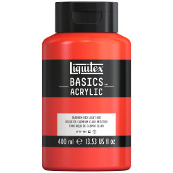 Farba akrylowa Basics Acrylic - Liquitex - 510, Cadmium Red Light Hue, 400 ml