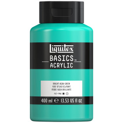 Basics Acrylic paint - Liquitex - 660, Bright Aqua Green, 400 ml