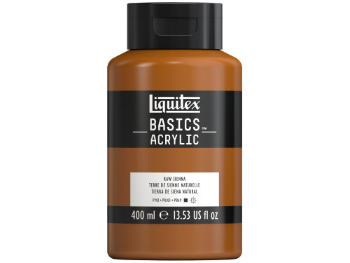 Farba akrylowa Basics Acrylic - Liquitex - 330, Raw Sienna, 400 ml
