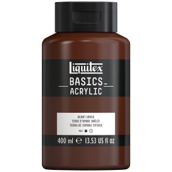 Basics Acrylic paint - Liquitex - 128, Burnt Umber, 400 ml