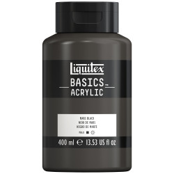 Farba akrylowa Basics Acrylic - Liquitex - 276, Mars Black, 400 ml