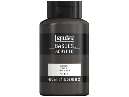 Farba akrylowa Basics Acrylic - Liquitex - 276, Mars Black, 400 ml
