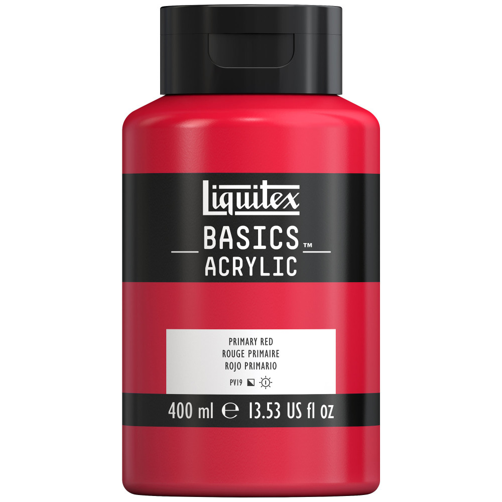 Basics Acrylic paint - Liquitex - 415, Primary Red, 400 ml