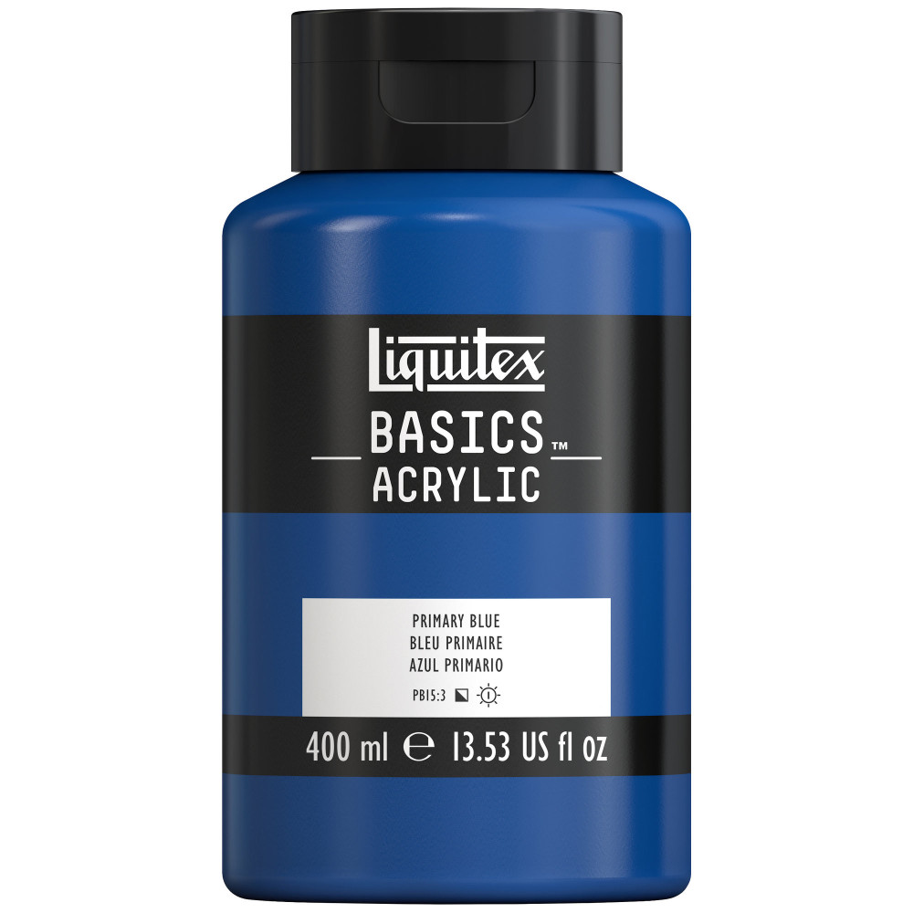 Farba akrylowa Basics Acrylic - Liquitex - 420, Primary Blue, 400 ml
