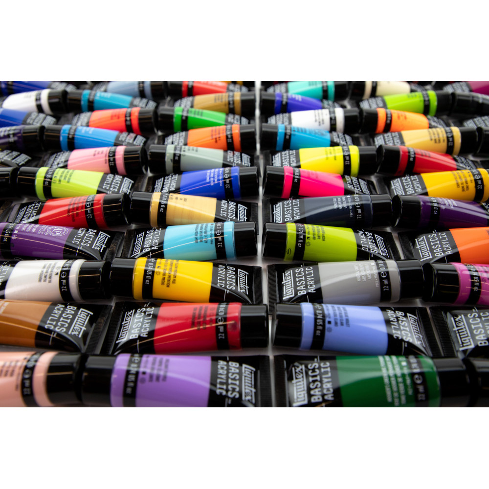 Set of Basics Acrylic paint - Liquitex - 72 colors x 22 ml