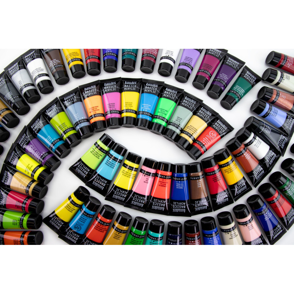 Zestaw farb Basics Acrylic - Liquitex - 72 kolory x 22 ml