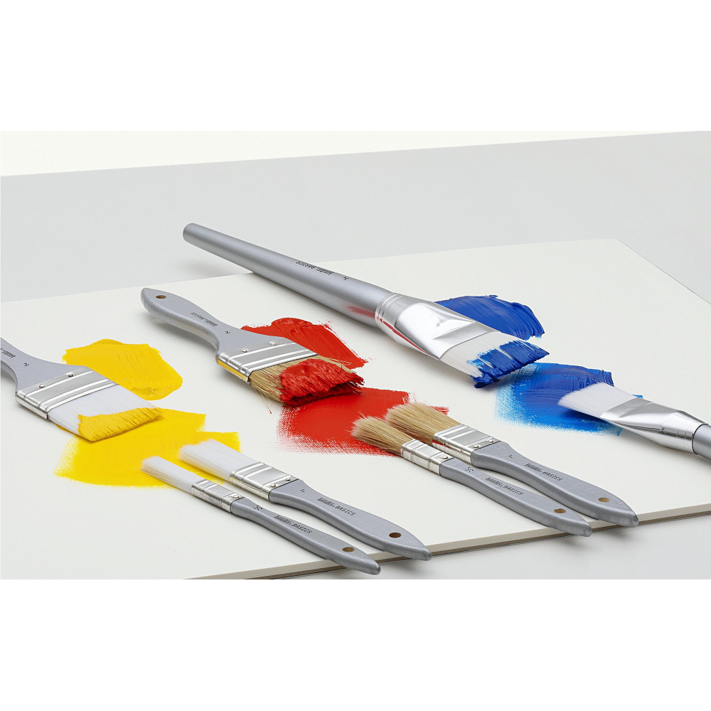 Set of flat, synthetic Basics brushes - Liquitex - 3 pcs