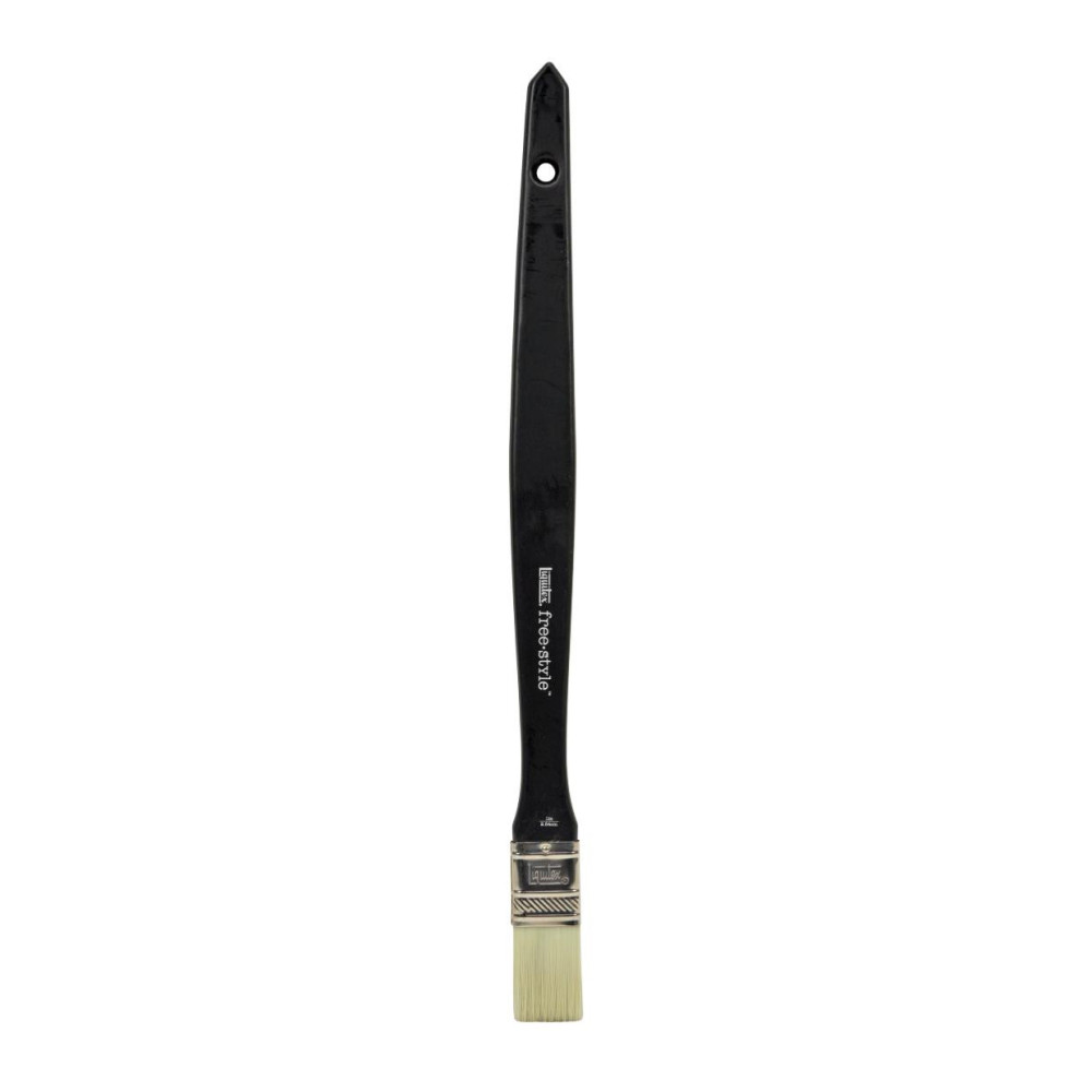 Broad Flat, synthetic brush free-style - Liquitex - long handle, 1''