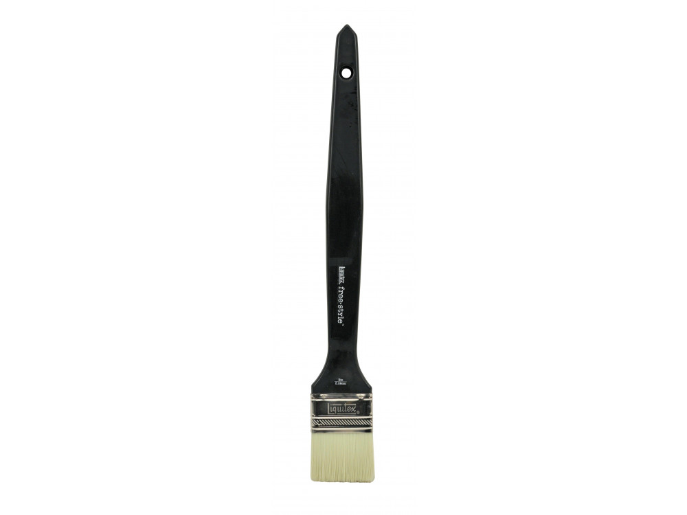 Broad Flat, synthetic brush free-style - Liquitex - long handle, 2''