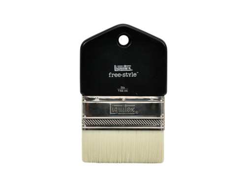 Paddle, synthetic brush free-style - Liquitex - short handle, 3''