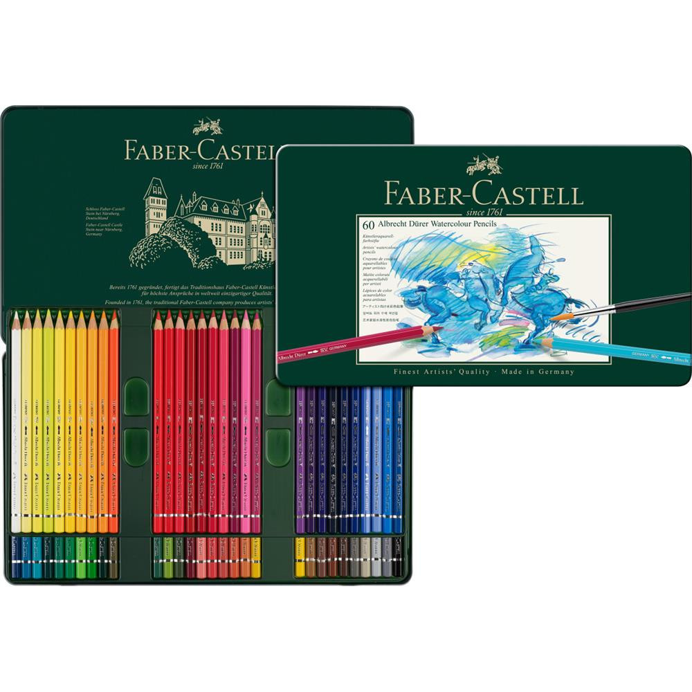 Set of A. Dürer crayons in a metal case - Faber-Castell - 60 colors