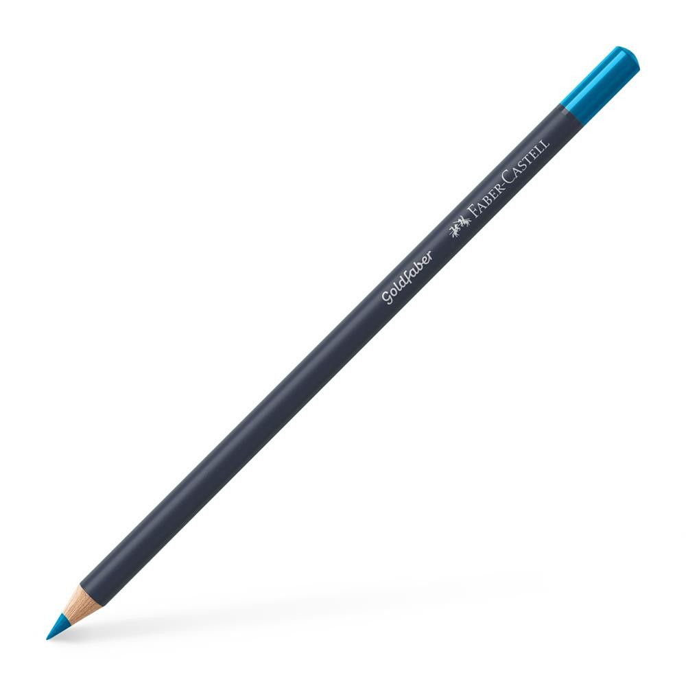Colour pencil Goldfaber - Faber-Castell - 153, Cobalt Turquoise