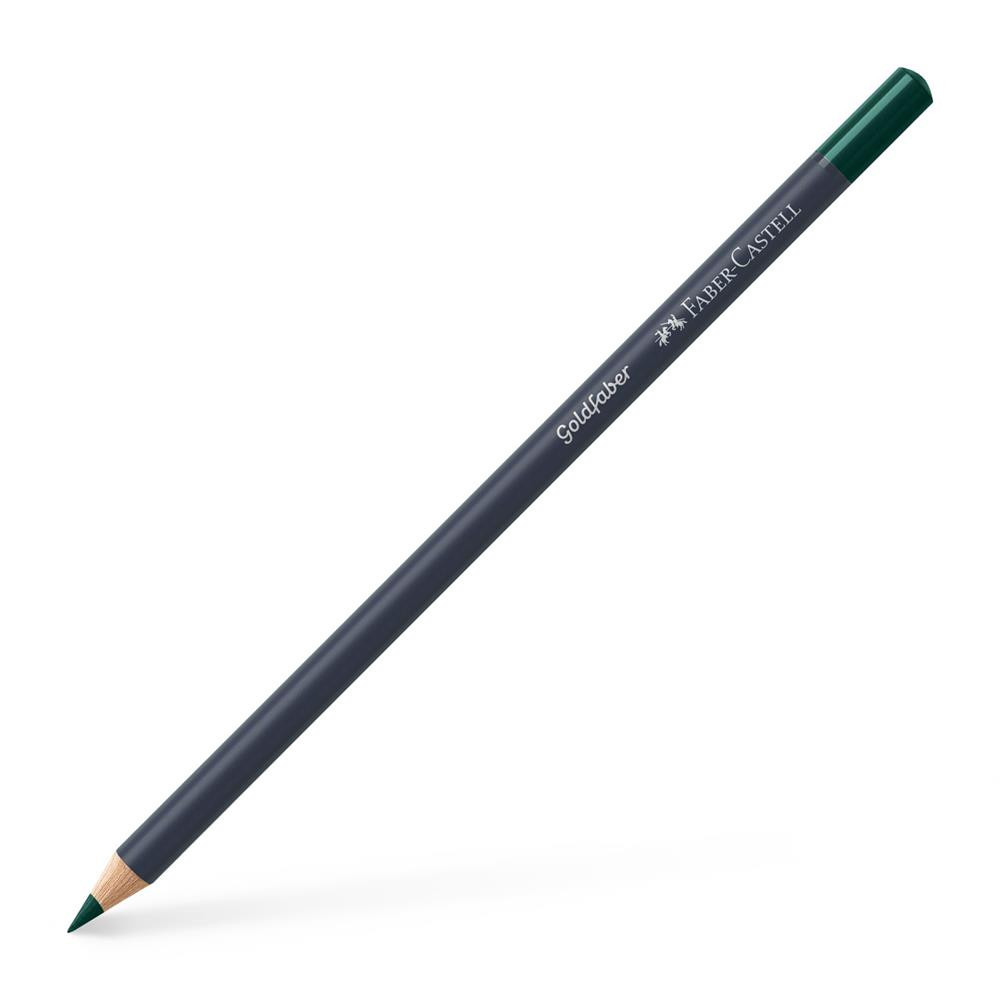 Colour pencil Goldfaber - Faber-Castell - 158, Deep Cobalt Green