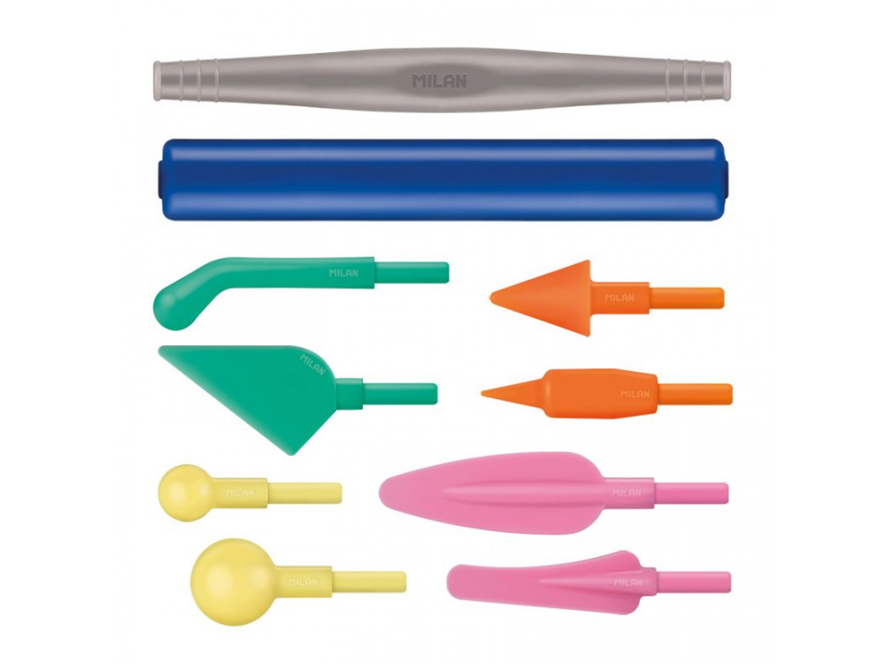 Modelling tools for modelling clay - Milan - 8 pcs