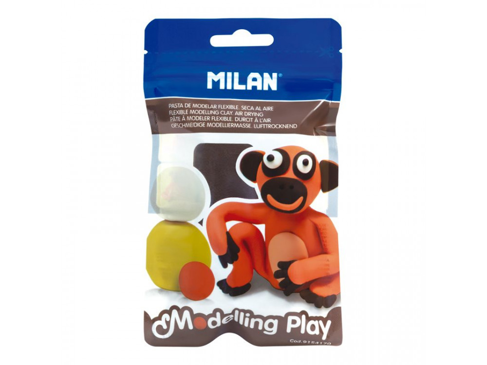 Masa modelarska Air-Dry Play Clay - Milan - brązowa, 100 g