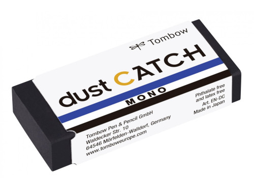 Gumka do ścierania Mono Dust Catch - Tombow - czarna