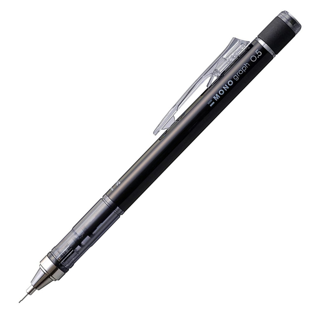 Ołówek automatyczny MONO Graph - Tombow - Black, 0,5 mm