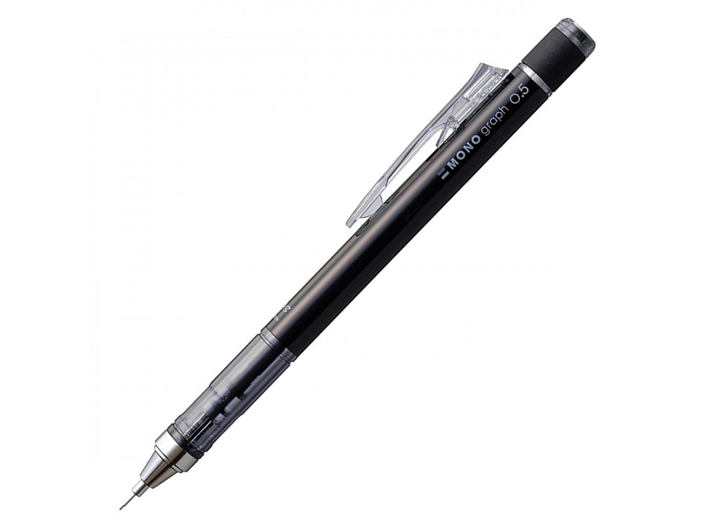 Ołówek automatyczny MONO Graph - Tombow - Black, 0,5 mm